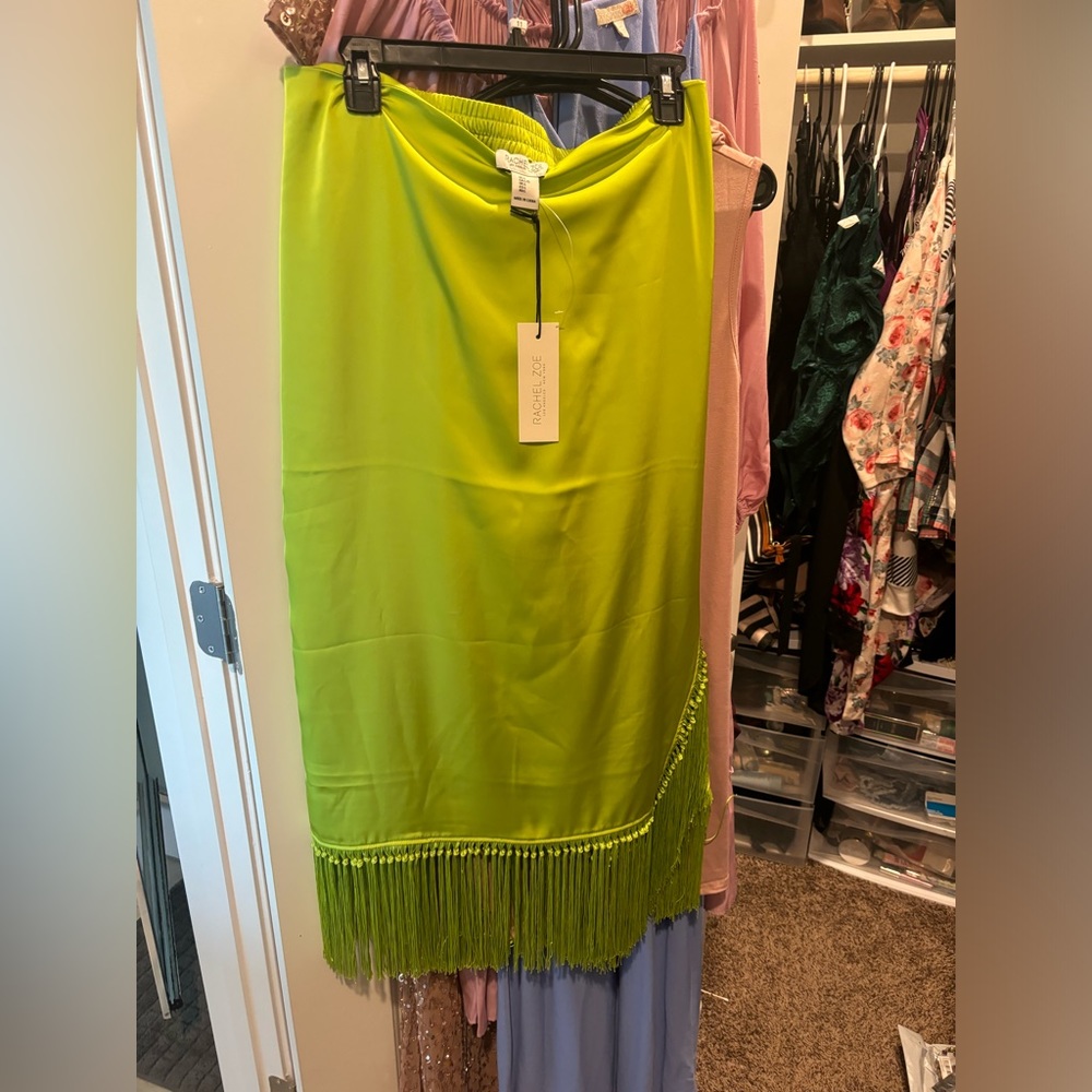 Rachel Zoe skirt lime green